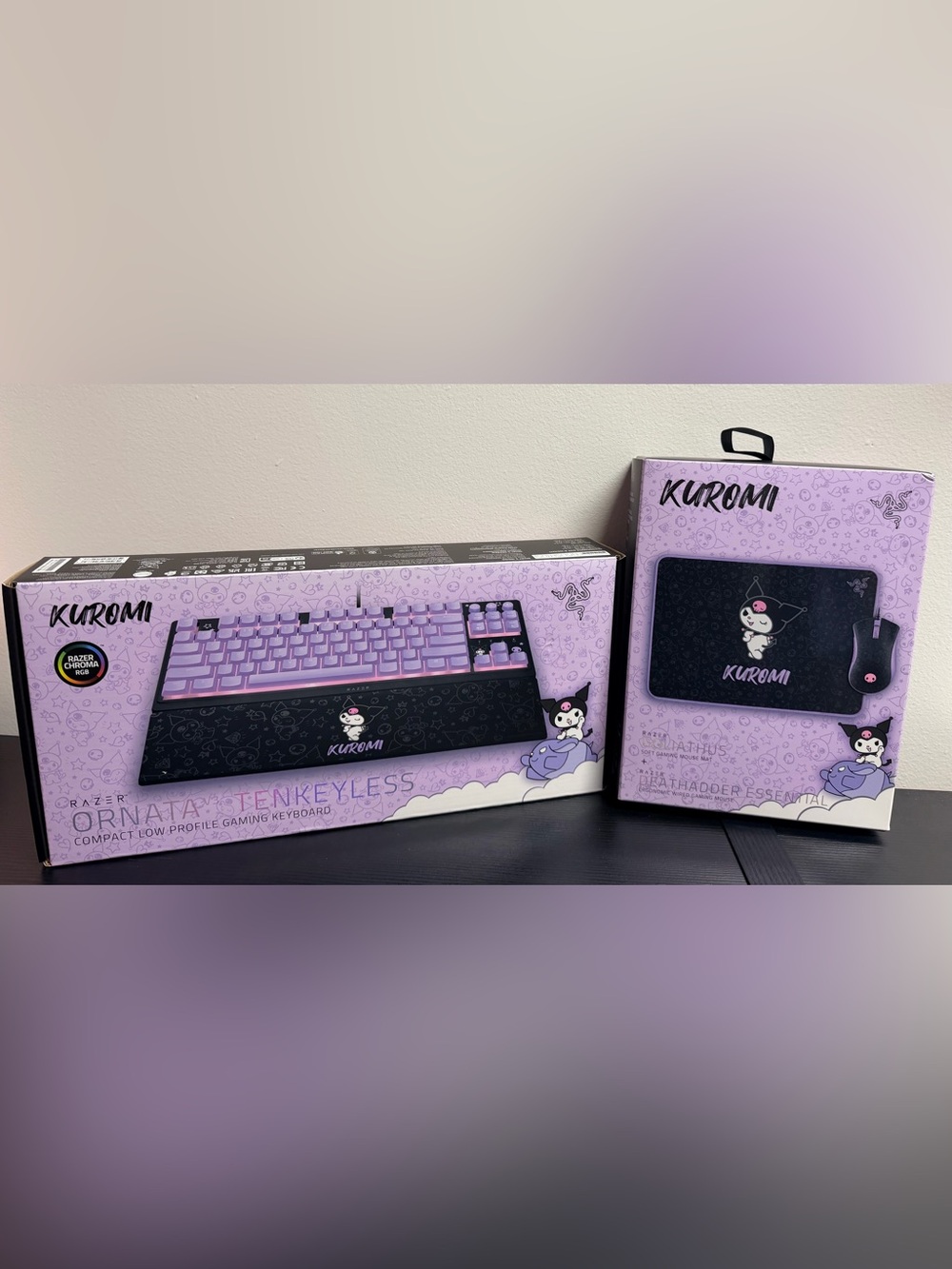 NEW Razer Ornata Kuromi Tenkeyless Keyboard & Gaming Mouse Set